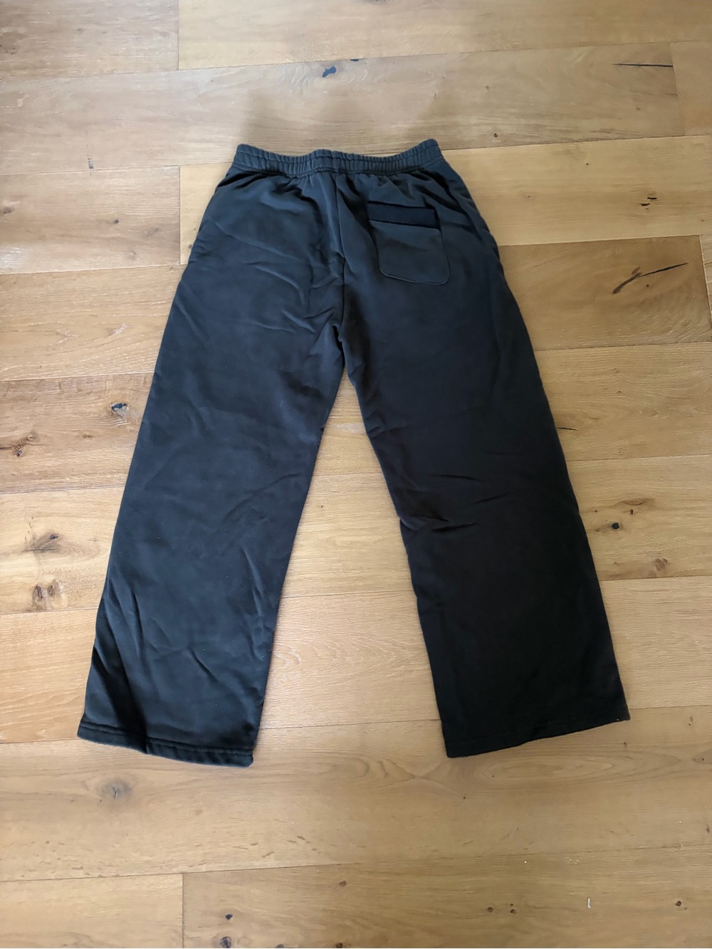 Kids Black Logo Sweatpants - Black - Picture 2 of 3